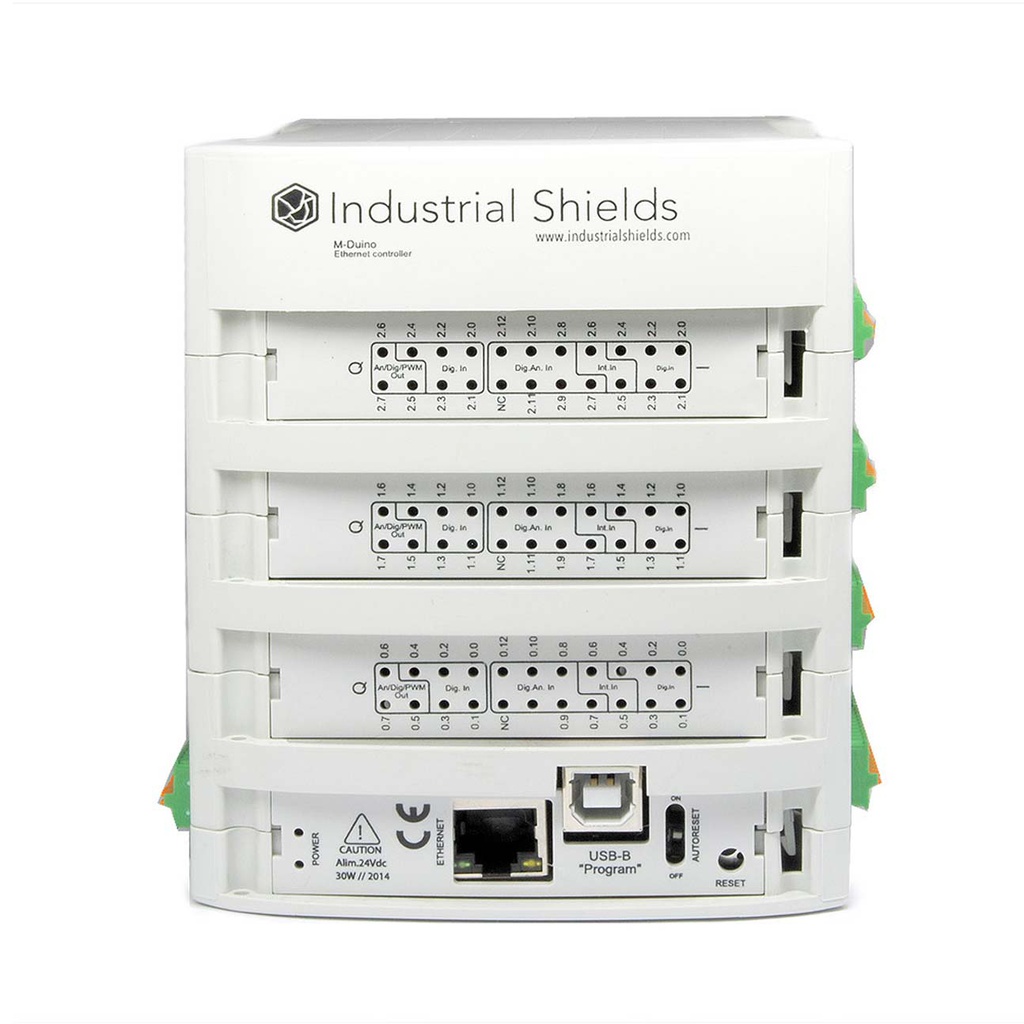 M-DUINO PLC Arduino Ethernet 58 I/Os Analog/Digital PLUS - nou