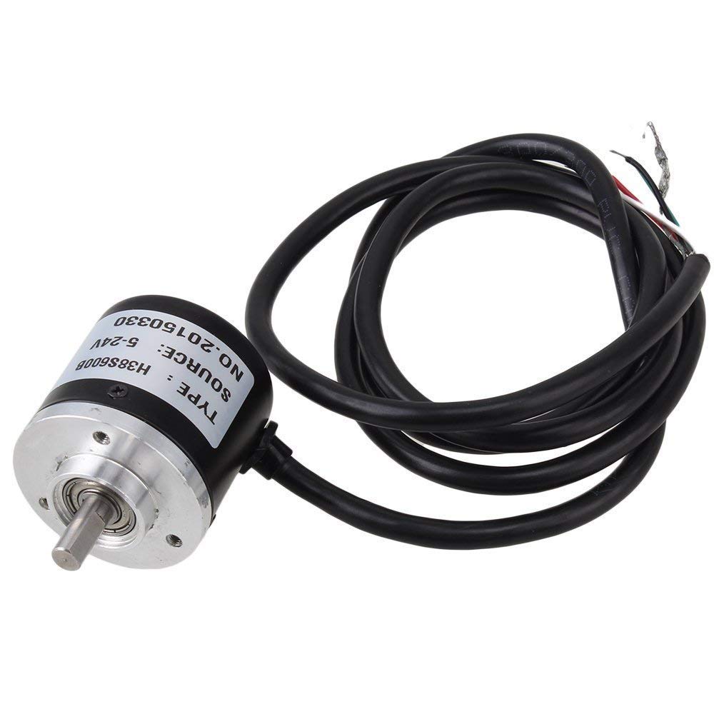 Two-phase AB incremental rotary encoder, 600P / R, 6 mm shaft (DC5-24Vdc)